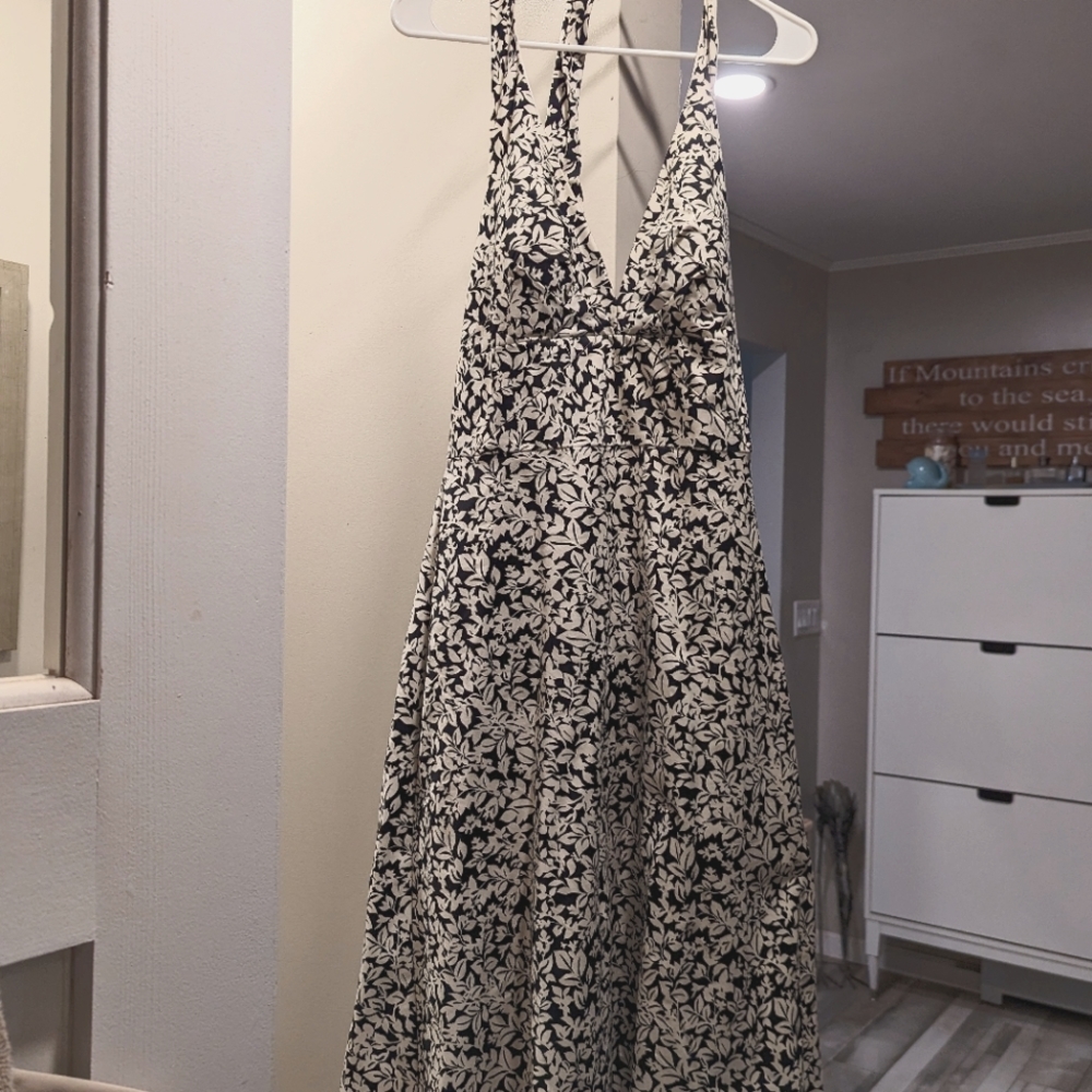 White House Black Market halter dress.
